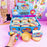 12Pcs  /  Box Colorful Beads Style Squishy Bun Shape Stress Ball with Steamer Box Stress Relief Toys Squeeze Toys for Kids Adult - 1