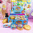 12Pcs  /  Box Colorful Beads Style Squishy Bun Shape Stress Ball with Steamer Box Stress Relief Toys Squeeze Toys for Kids Adult - 4
