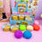 12Pcs  /  Box Colorful Face Style Squishy Bun Shape Stress Ball Stress Relief Toys Squeeze Toys for Kids Adult - 1