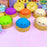 12Pcs  /  Box Colorful Face Style Squishy Bun Shape Stress Ball Stress Relief Toys Squeeze Toys for Kids Adult - 2
