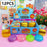 12Pcs  /  Box Glitter Colorful Style Squishy Bun Shape Stress Ball with Steamer Box Stress Relief Toys Squeeze Toys for Kids Adult - 1