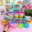 12Pcs  /  Box Glitter Colorful Style Squishy Bun Shape Stress Ball with Steamer Box Stress Relief Toys Squeeze Toys for Kids Adult - 2