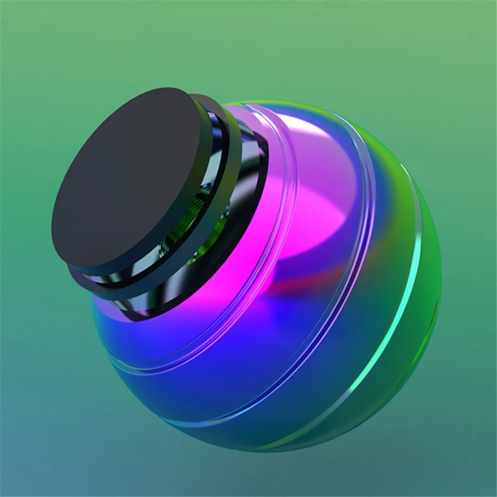 40MM Diameter Ball Spinning Top Decompression Toy Rotation Colorful Aluminum Alloy Gyro to Kill Time and Relieve Stress, Size: S - 2