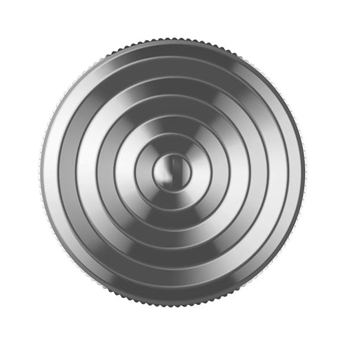Decompress Pendant Gyro Spinner Necklace Key Chain Metal Spinning Gyroscope Cool Toy - Stainless Steel Stripe - 1