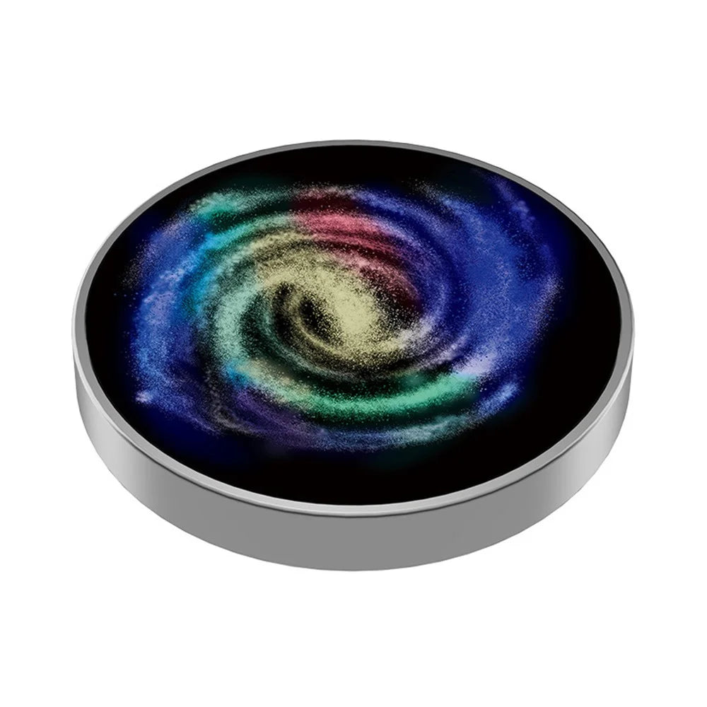 Spinner Luminous Milky Way Stars Decompress Gyro Stainless Steel Toy Desktop Rotation Toy - Style A - 1
