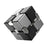 Aluminum Alloy Infinite Cube Metal Stress Relief Office Flip Cubic Toy Creative Fingertip Decompression Block - Black / White - 1