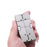 Aluminum Alloy Infinite Cube Metal Stress Relief Office Flip Cubic Toy Creative Fingertip Decompression Block - Black / White - 4