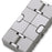 Aluminum Alloy Infinite Cube Metal Stress Relief Office Flip Cubic Toy Creative Fingertip Decompression Block - Black / White - 5