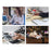 Aluminum Alloy Infinite Cube Metal Stress Relief Office Flip Cubic Toy Creative Fingertip Decompression Block - Black / White - 6