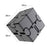 Aluminum Alloy Infinite Cube Metal Stress Relief Office Flip Cubic Toy Creative Fingertip Decompression Block - Black / White - 7