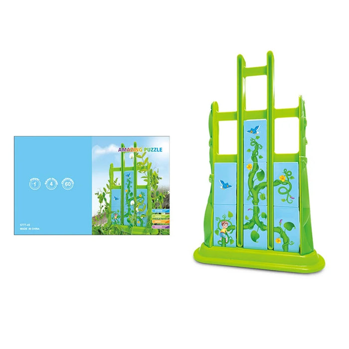 5777-45 Puzzle Board Game DIY Image Matching Flip Jigsaw Puzzle Game Parent-child Interactive Children Toy - 3
