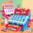 Kids Shopping Cash Register Toy Mini Supermarket Set Simulation Food Calculation Checkout Counter Pretend Play Toy - Pink - 6