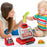 Children Pretend Play Supermarket Cash Register Set Mini Store Checkout Counter Toy with Sound Effect - 3