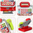 Children Pretend Play Supermarket Cash Register Set Mini Store Checkout Counter Toy with Sound Effect - 7