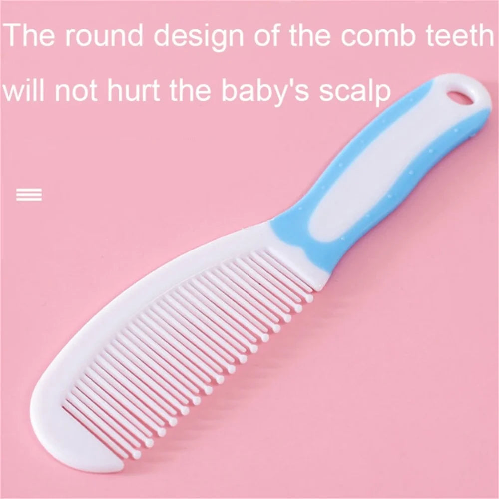 6Pcs / Set Baby Healthcare Nail Care Kit Safe Newborn Nursery Care Set Infant Baby Girl Boy Gift (Dual-colored) - Blue - 6