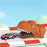 JJ910 Press Ejection Dinosaur Pull Back Car Dinosaur Animal Catapult Launcher Kids Toy - Green - 3