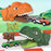 JJ910 Press Ejection Dinosaur Pull Back Car Dinosaur Animal Catapult Launcher Kids Toy - Green - 4