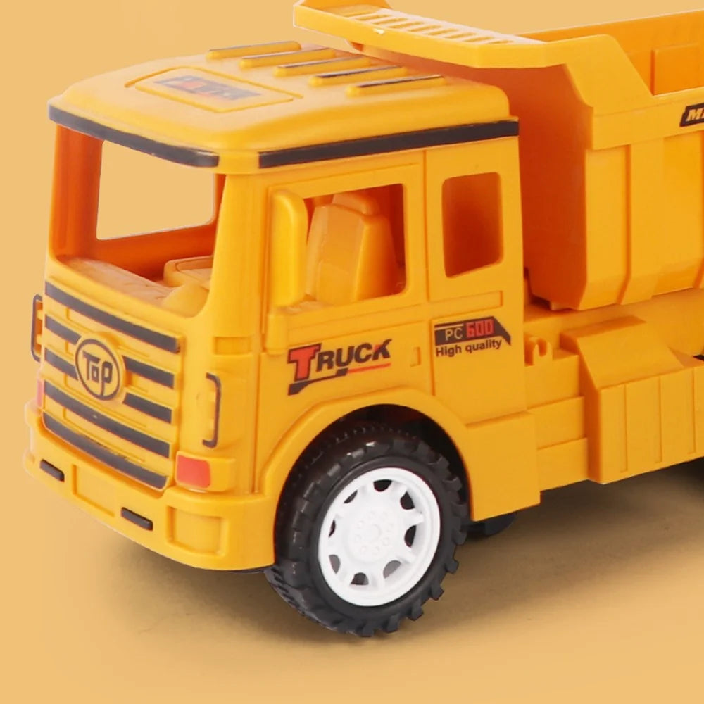 Cement Mixer Truck Toy Electric Engineering Construction Truck with Light Sound Kids Toy Gift ST - Cement Mixer Truck - 3