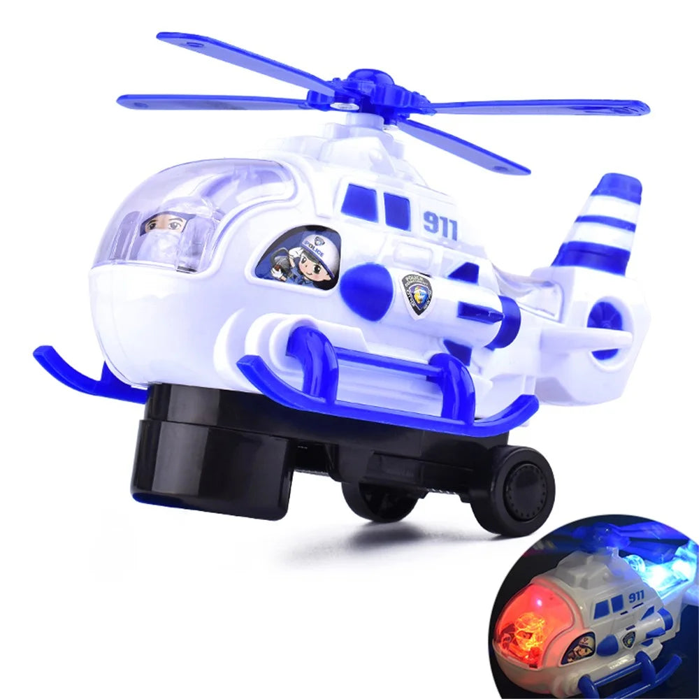 Children Airplane Toys Electric Helicopter Model Toy with Sound / Light Effects - 1