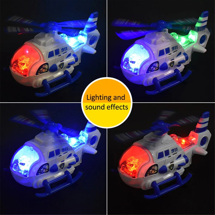 Children Airplane Toys Electric Helicopter Model Toy with Sound / Light Effects - 5