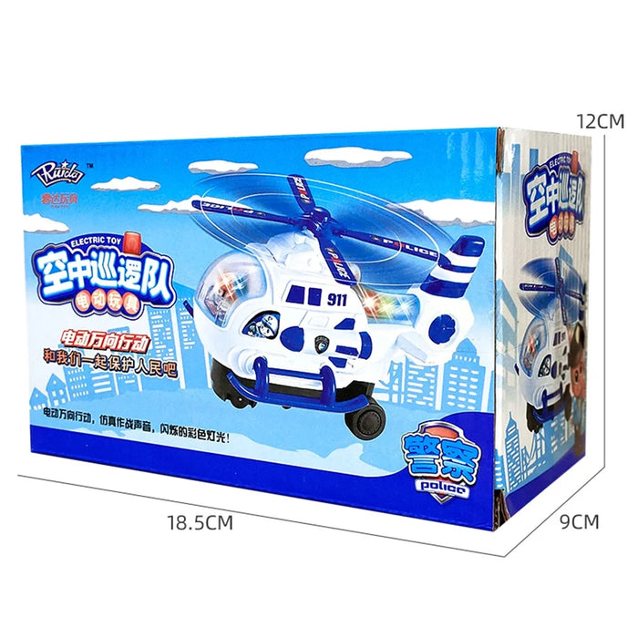 Children Airplane Toys Electric Helicopter Model Toy with Sound / Light Effects - 7