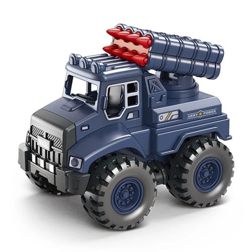 Inertial Military Vehicle Novelty Toy Plastic Simulation Military Toys Models Children's Toys - Style A - 1