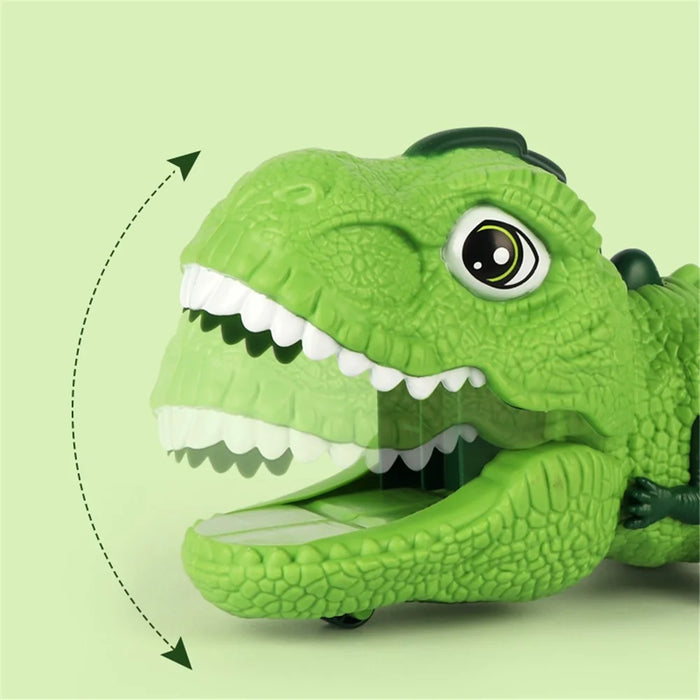 Mouth Bounce Dinosaur Toys Set Volcano Dinosaur Truck Car Games Set Kids Boys Gift - 6