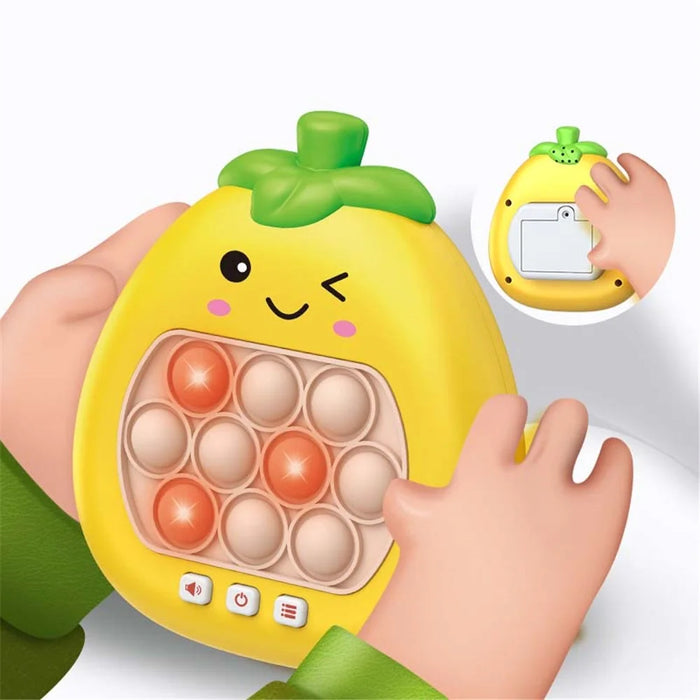 Quick Push Pop Game Sensory Toys Puzzle Game Machine for Adults and Kids - Pear - 2
