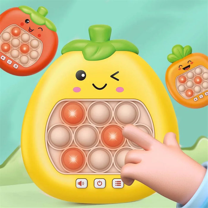 Quick Push Pop Game Sensory Toys Puzzle Game Machine for Adults and Kids - Pear - 5