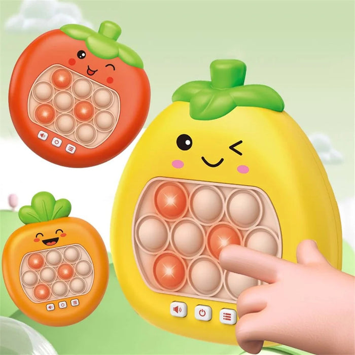 Quick Push Pop Game Sensory Toys Puzzle Game Machine for Adults and Kids - Pear - 6