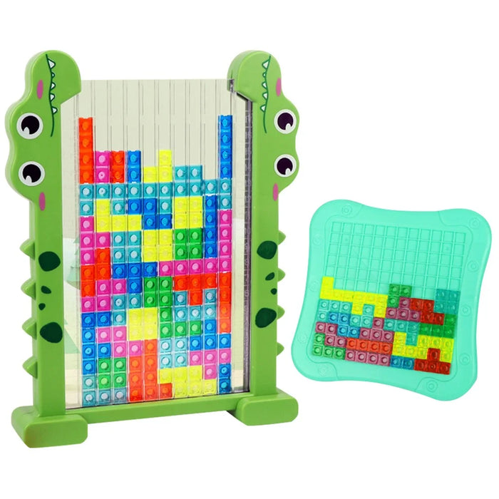 2-in-1 3D Block Puzzle Toy Logical Thinking Training Kids Educational Toy Parent-Child Desktop Game - HJ3805 - 1