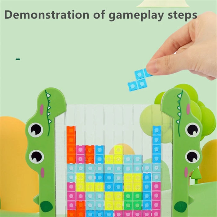 2-in-1 3D Block Puzzle Toy Logical Thinking Training Kids Educational Toy Parent-Child Desktop Game - HJ3805 - 3