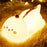 Breastfeeding Night Lamp Bedroom Decoration LED Light USB Charging Cute Dinosaur Bedside Touch Lamp, with Remote Control - 6
