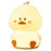 Bedroom Colorful Light Mini Duck Shape Bedside Tap Lamp USB Charging LED Night Light - 1