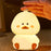 Bedroom Colorful Light Mini Duck Shape Bedside Tap Lamp USB Charging LED Night Light - 4