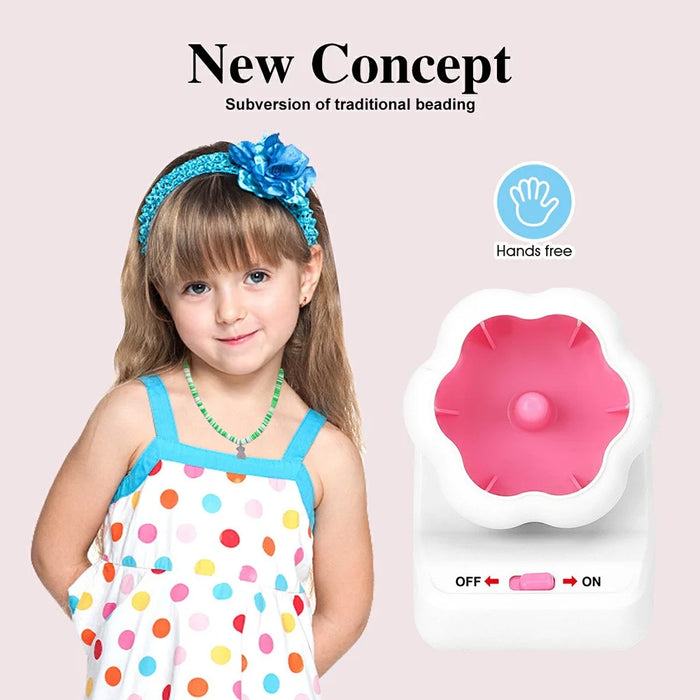 DIY Electric Bead Spinner for Jewelry Bracelets Making, Auto Clay Beads Bowl - 4