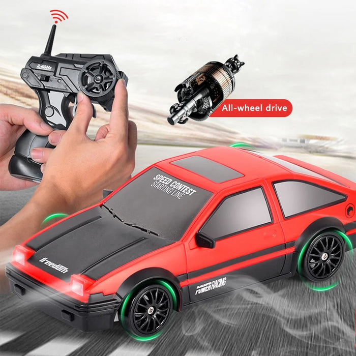 RC Drift Car 1 / 24 2.4GHz 4-Wheel Remote Control Racing On-Road Vehicle Kids Boy Toy (Classic Version) - AE86 - 2