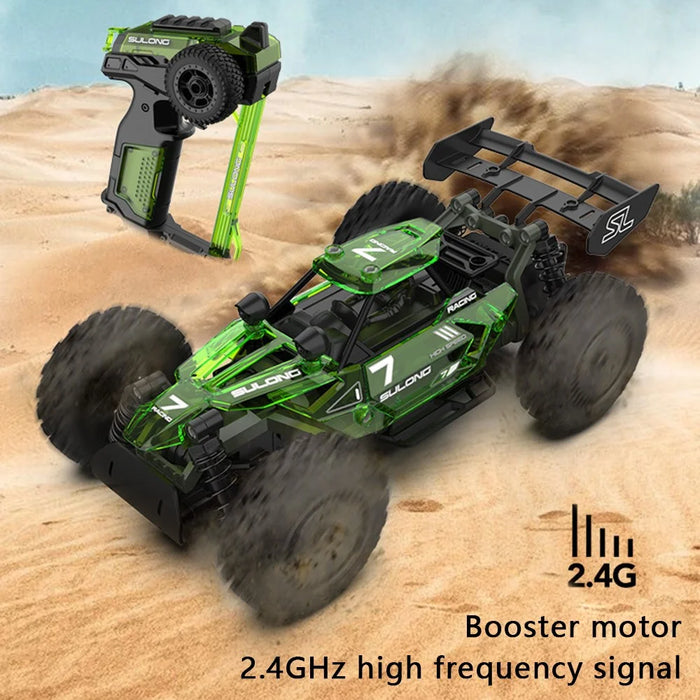 SULONG 1:18 DIY RC Car 2.4G Remote Control Assembly Car Kids Boys Toy - No.8 Off-road Vehicle - 3