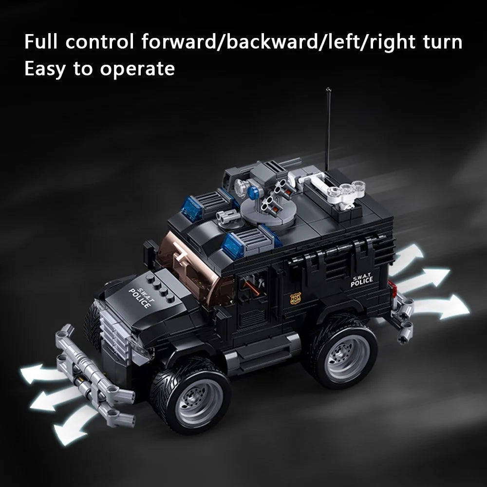SLUBAN Remote Control Car Building Blocks Toy Kit Kid Boy Birthday Gift - B1155 - 2