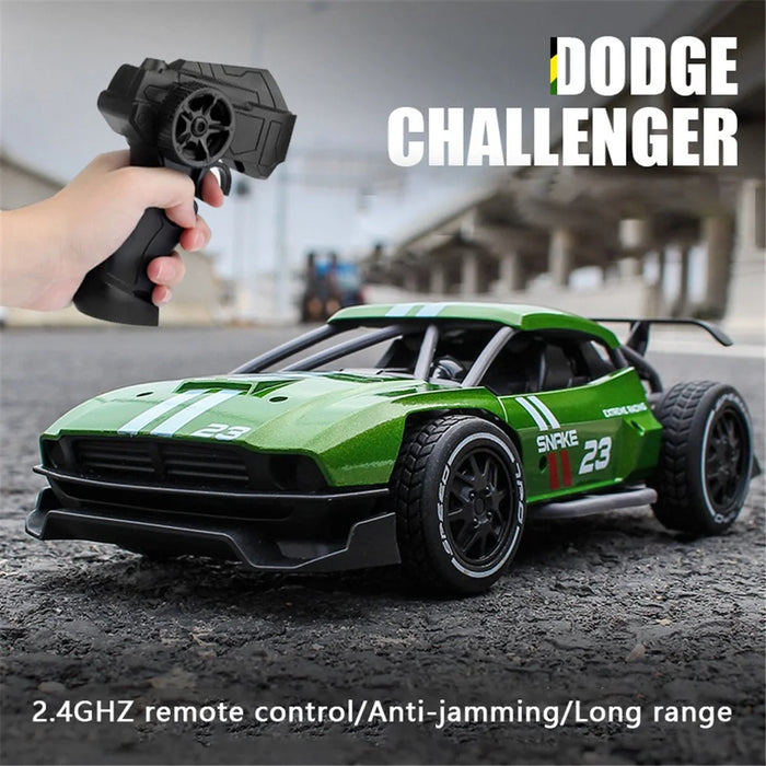 1:24 2.4G Remote Control Racing Car Toy High Speed Drift RC Vehicle Model - SL-3357 Aqua Blue - 2