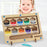 Wooden Magnetic Colorful Beads Number Maze Counting Game Kids Color Recognition Educational Toy - Style A - 2