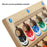 Wooden Magnetic Colorful Beads Number Maze Counting Game Kids Color Recognition Educational Toy - Style A - 6