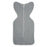 AB01 Cotton Baby Swaddle Infant Anti-kicking Zipper Sleeping Bag, Size L - Grey - 1