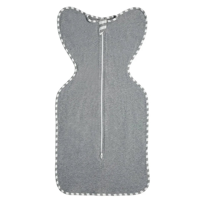 AB01 Cotton Baby Swaddle Infant Anti-kicking Zipper Sleeping Bag, Size L - Grey - 1