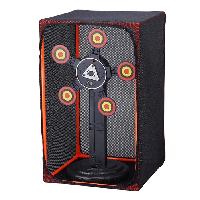MH3585A Electric Scoring Target Rotating Target Toy with Protection Mesh - 1