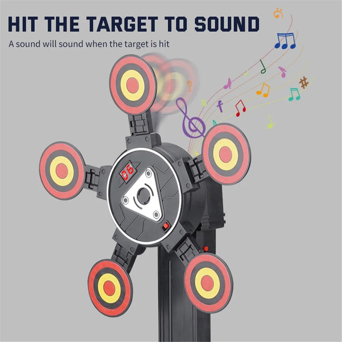 MH3585A Electric Scoring Target Rotating Target Toy with Protection Mesh - 5
