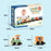 JJ924-927 Toy Train Sets with Bricks DIY Preschool Educational Toys for Toddlers Random Style - Car Version - 5