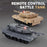 777-584 6 Channels Children 2.4G Remote Control Battle Tank Toy Simulation Model - Grey - 2