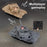 777-584 6 Channels Children 2.4G Remote Control Battle Tank Toy Simulation Model - Grey - 3