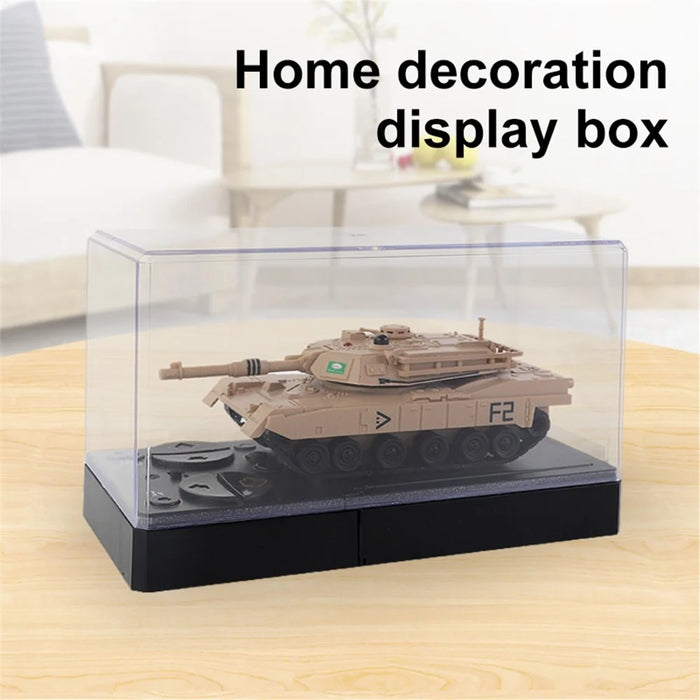 777-584 6 Channels Children 2.4G Remote Control Battle Tank Toy Simulation Model - Grey - 6